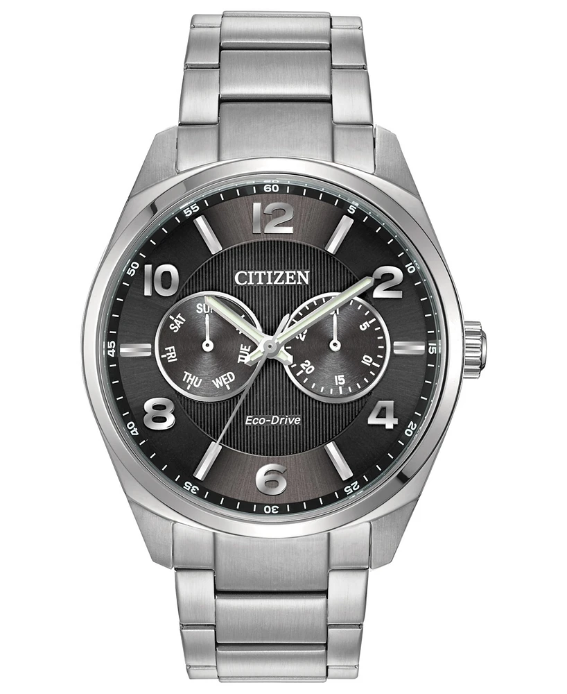 Citizen Eco-Drive Men's Corso Stainless Steel Bracelet Watch 42mm