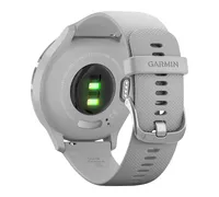 Garmin Unisex vivomove 3 Style Gray Silicone Strap Hybrid Touchscreen Smart Watch 44mm