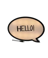 Northlight Battery Operated Led Lighted Speech Bubble Board