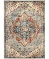 Orian Alexandria King Fisher Pale Blue Rug