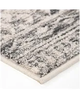 Orian Riverstone Kuba Delight Cloud Gray 5'3" x 7'6" Area Rug