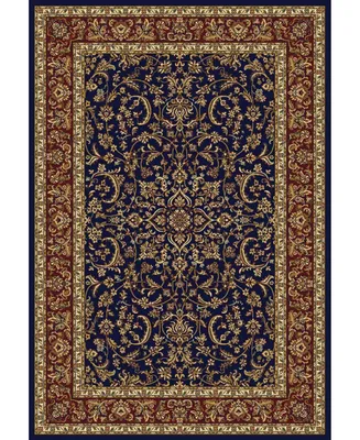 Closeout! Km Home //Navy Navelli Blue 7'9" x 9'6" Area Rug