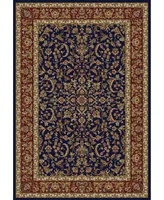 Closeout! Km Home //Navy Navelli Blue 7'9" x 9'6" Area Rug