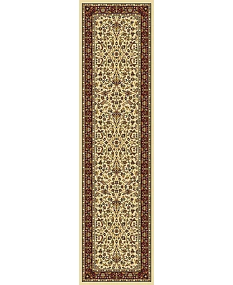 Closeout! Km Home 1318/1513/Ivory Navelli Ivory/ Cream 2'2" x 8' Runner Rug