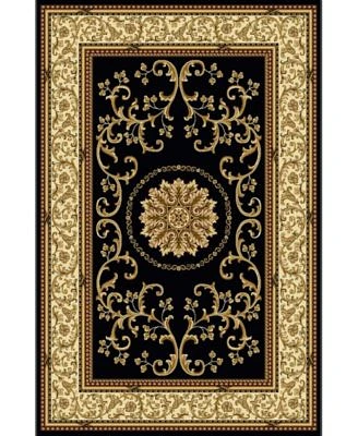 Closeout Km Home 1419 Navelli Black Area Rug Collection