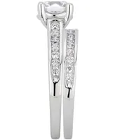 Gia Certified Diamond Bridal Set (1-1/2 ct. t.w.) in 14k White Gold
