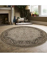 Km Home Gerola Ivory Cream Area Rug Collection