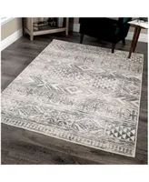 Orian Riverstone Kuba Delight Cloud Gray Area Rug Collection