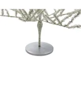 Northlight 3' Silver Tinsel Twig Artificial Christmas Tree - Unlit