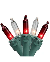 Northlight Set of Clear Mini Christmas Lights 2.5" Spacing