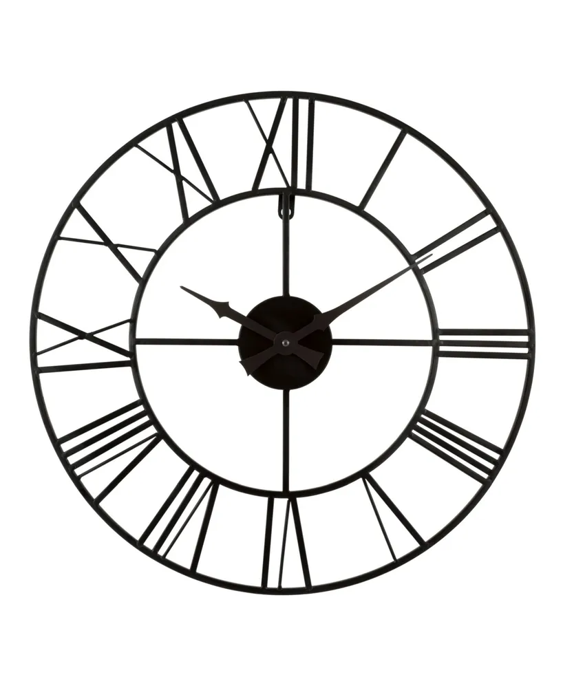 La Crosse Clock 404-3451 20" Metal Tower Wall Clock