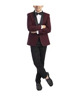 Perry Ellis Big Boy's 5-Piece Slim Fit Shawl Tuxedo Set