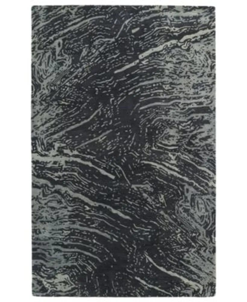 Kaleen Brushstrokes Charcoal Area Rug Collection