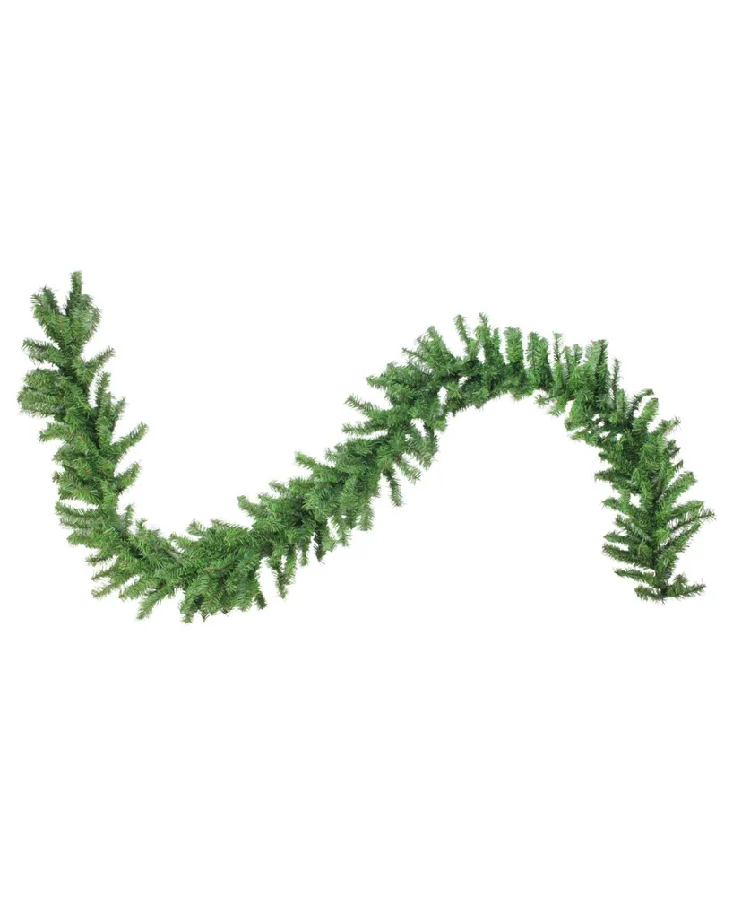 Northlight 9' Canadian Pine 2-Tone Artificial Christmas Garland - Unlit