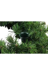Northlight 12" Two-Tone Pine Artificial Christmas Advent Wreath - Holds 4 Taper Candles