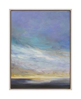 Paragon Coastal Clouds Ii Framed Wall Art, 42" x 32"