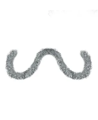 Northlight 50' Traditional Shiny Silver Ply Christmas Foil Tinsel Garland