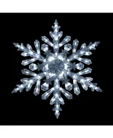 Northlight 47" Led Lighted Twinkling Cool White Snowflake Christmas Outdoor Decoration