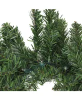 Northlight 9' Pre-Lit Led Canadian Pine Artificial Christmas Garland - Clear Lights