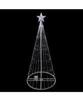 Northlight 4' Pure White Led Lighted Show Cone Christmas Tree Outdoor Decoration