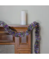 Northlight 12' Soft Rainbow Christmas Tinsel Garland - Unlit