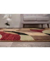 Main Street Rugs Montane Mon105 Multi 7'10" x 10'2" Area Rug