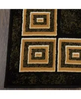 Global Rug Design Vision Vis06 Black Area Rug Collection