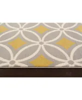 Main Street Rugs Haven Hav9104 Yellow 5' x 7' Area Rug