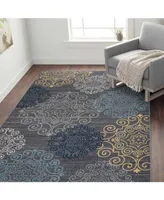 Main Street Rugs Laicos Lai508 Gray 7'10" x 10' Area Rug