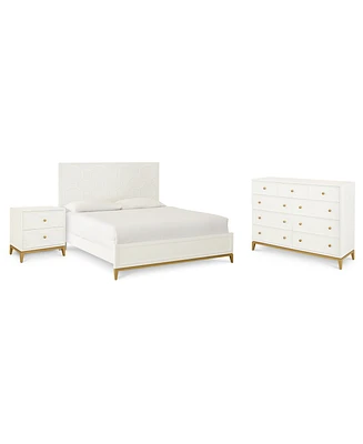 Chelsea 3-Pc. Bedroom Set (California King Bed, Dresser, Nightstand)