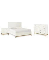 Rachael Ray Chelsea 3-Pc. Bedroom Set (California King Bed, Dresser, Nightstand)