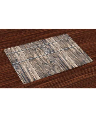 Ambesonne Rustic Place Mats