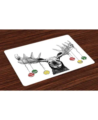 Ambesonne Moose Place Mats