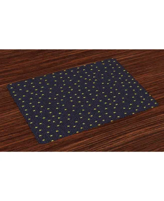 Ambesonne Night Sky Place Mats, Set of 4