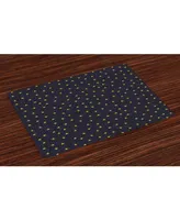 Ambesonne Night Sky Place Mats, Set of 4