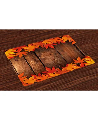 Ambesonne Fall Place Mats