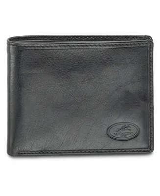 Men's Mancini Equestrian2 Collection Rfid Secure Classic Billfold Wallet