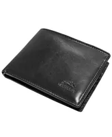 Men's Mancini Boulder Collection Rfid Secure Billfold with Removable Left Wing Passcase