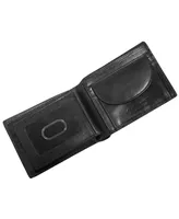 Men's Mancini Boulder Collection Rfid Secure Wallet with Removable Passcase and Coin Pocket