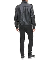 Levi's Men's Sherpa Lined Faux Leather Aviator Bomber
