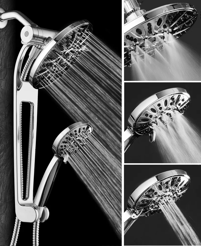 Aquabar High-Pressure 48-mode Shower Spa Combo with Adjustable 18-in Extension Arm