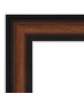 Amanti Art Yale Framed Bathroom Vanity Wall Mirror, 39.38" x 27.38"