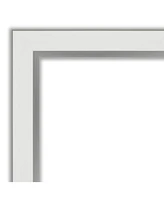 Amanti Art Eva Silver-tone on The Door Full Length Mirror, 17.12" x 51.12"