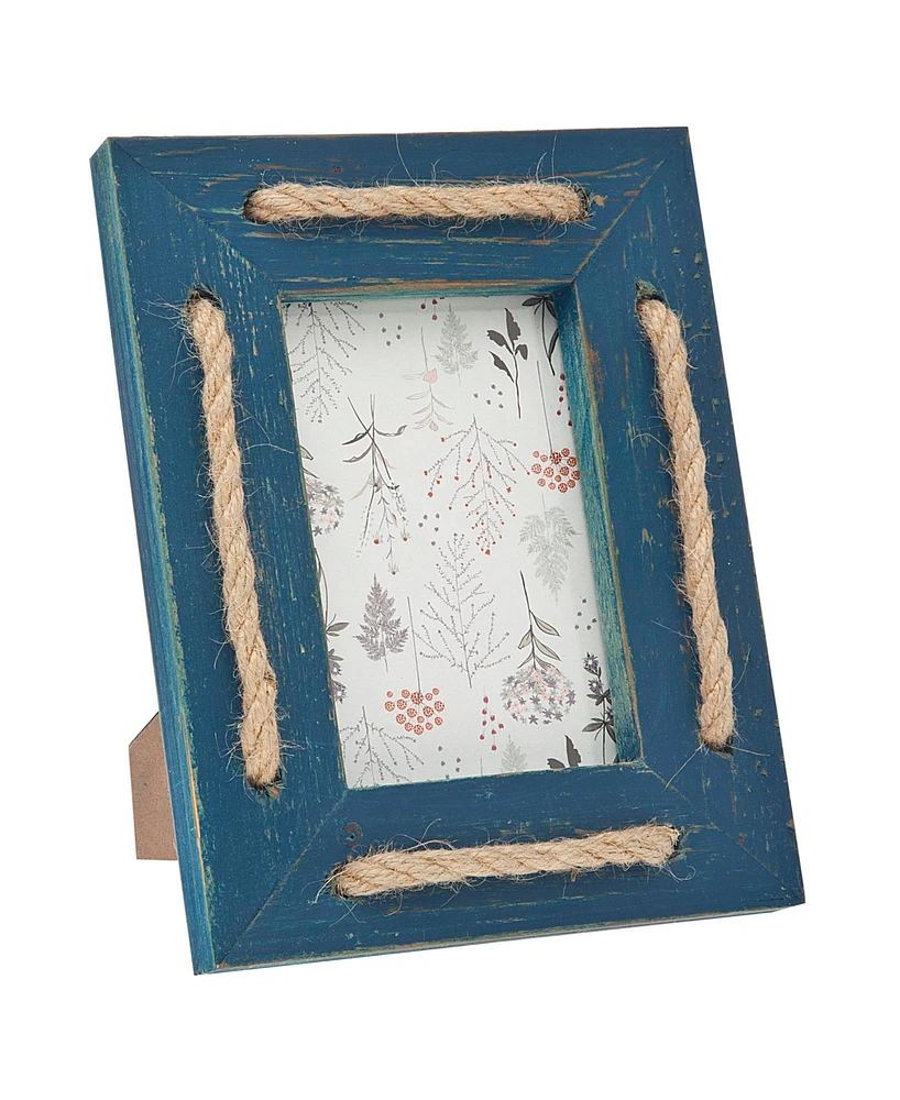 Philip Whitney Blue Wash Strips Frame - 4" x 6"