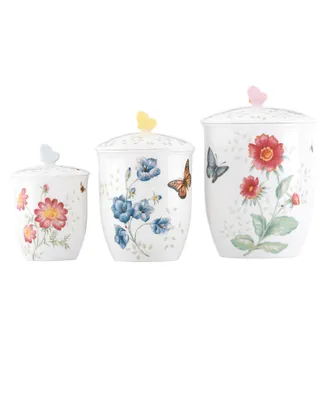 Lenox Butterfly Meadow Set/3 Canisters, Created for Macy's