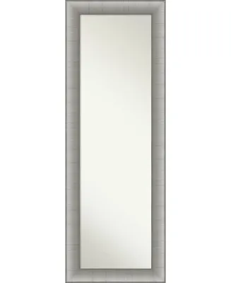 Amanti Art Elegant Brushed on The Door Full Length Mirror, 18.75" x 52.75"