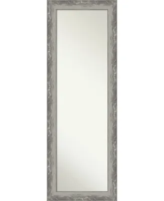 Amanti Art Waveline Silver-tone on The Door Full Length Mirror, 18.38" x 52.38"