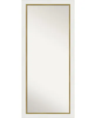 Amanti Art Eva Gold-tone Framed Floor/Leaner Full Length Mirror, 29.25" x 65.25"