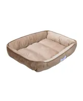 Happycare Textiles Classic Rectangle Large Dog and Pet Bed