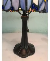 Amora Lighting Tiffany Style Iris Table Lamp